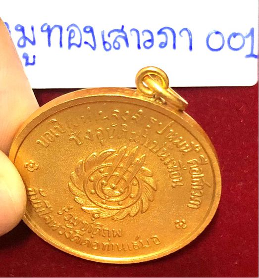 เหรียญหมูเสาวภา หมูทองไม่ลงยา สมัย ร.6 รูปที่ 9