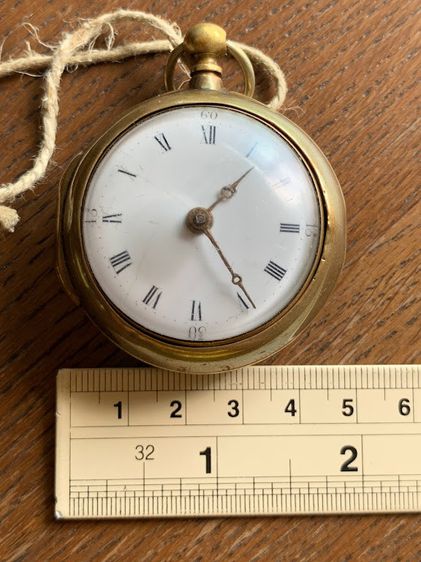 นาฬิกาพกโบราณ 200 กว่าปี fusee verge pocket watch1800's รูปที่ 14