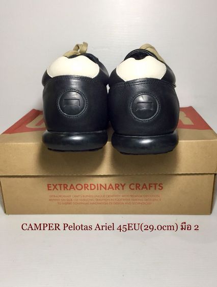 CAMPER Sneakers 45EU(29.0cm) ของแท้ มือ 2 รุ่น Pelotas, รองเท้า CAMPER หนังแท้ไร้ริ้วรอย พื้นเต็ม Genuine and Original สวยมาก  รูปที่ 12