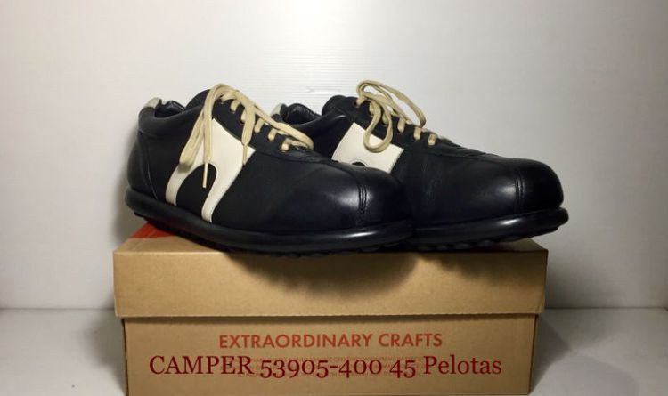 CAMPER Sneakers 45EU(29.0cm) ของแท้ มือ 2 รุ่น Pelotas, รองเท้า CAMPER หนังแท้ไร้ริ้วรอย พื้นเต็ม Genuine and Original สวยมาก  รูปที่ 3