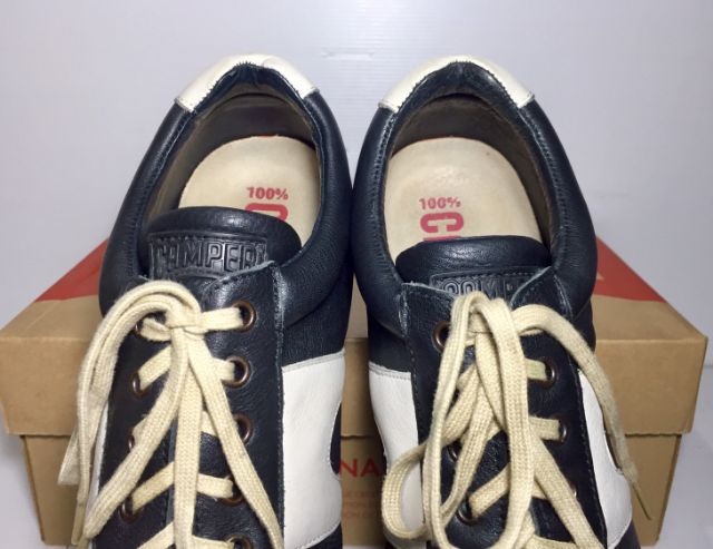 CAMPER Sneakers 45EU(29.0cm) ของแท้ มือ 2 รุ่น Pelotas, รองเท้า CAMPER หนังแท้ไร้ริ้วรอย พื้นเต็ม Genuine and Original สวยมาก  รูปที่ 7