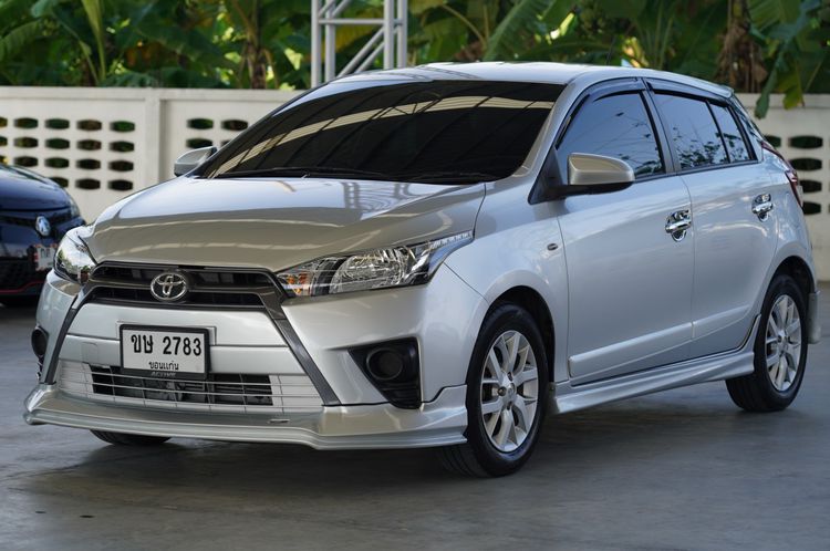 Toyota Yaris 2014 1.2 E Sedan เบนซิน ไม่ติดแก๊ส เกียร์อัตโนมัติ เทา