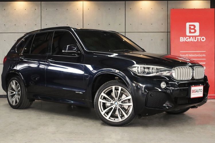 BMW X5 2016 2.0 xDrive40e M Sport 4WD Utility-car ไฮบริด ไม่ติดแก๊ส เกียร์อัตโนมัติ ดำ รูปที่ 1