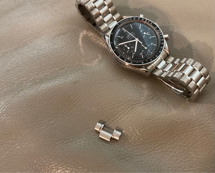 OMEGA SPEEDMASTER ข้อสาย Stainless เงินด้าน ของแท้ สภาพดี รูปที่ 5