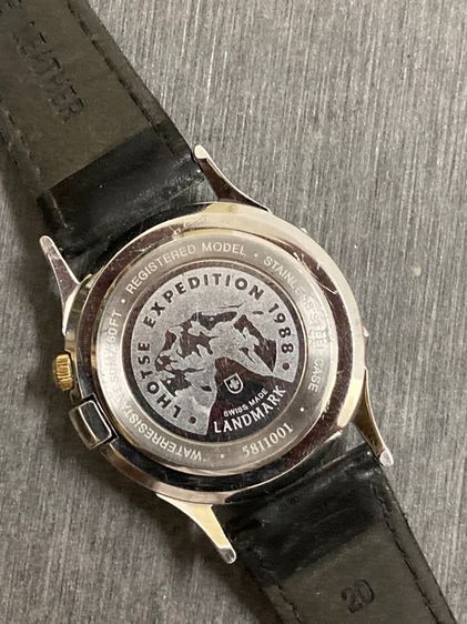 นาฬิกาคลาสสิคฝาเปิดหน้าปัดเทียบกับเข็มทิศเดินป่าได้ด้วยกับนาฬิกา Vintage watch Revue Thommen Landmark Kompass swiss made Quartz รูปที่ 7