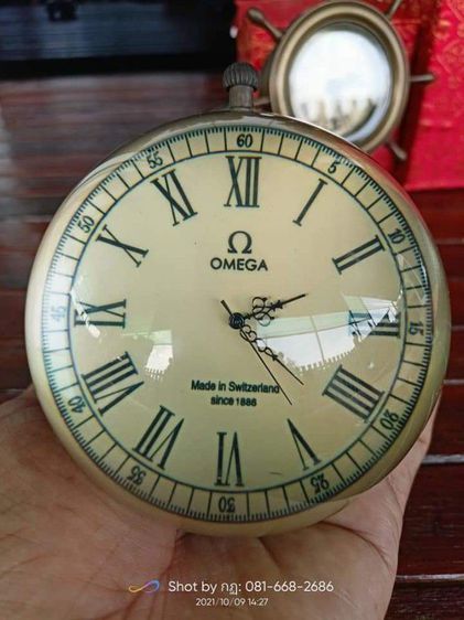 นาฬิกาลูกแก้วแบบไขลานสไตล์วินเทจ รูปที่ 2