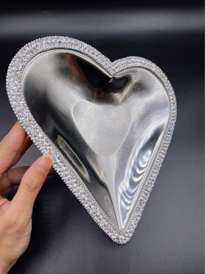 Ange Heart Plate L ถาดรูปหัวใจ made in INDIA รูปที่ 2