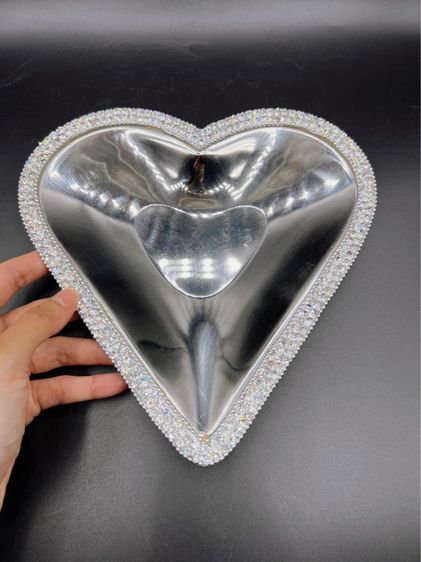 Ange Heart Plate L ถาดรูปหัวใจ made in INDIA รูปที่ 4