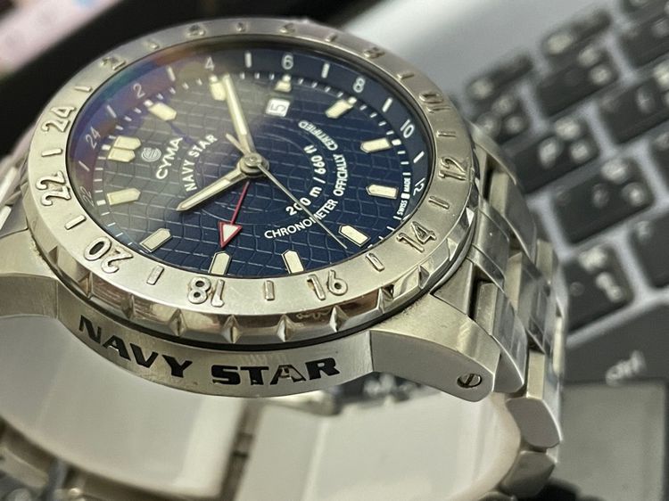 Cyma GMT Navay Star Chronometer  รูปที่ 6