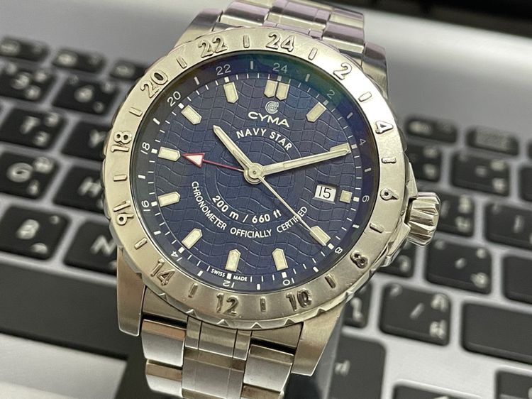 Cyma GMT Navay Star Chronometer  รูปที่ 3