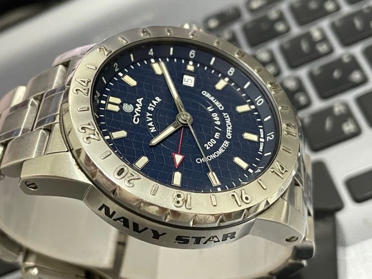 Cyma GMT Navay Star Chronometer  รูปที่ 7