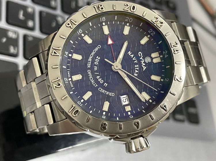Cyma GMT Navay Star Chronometer  รูปที่ 9