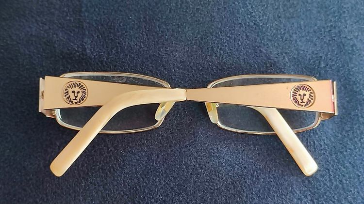 ANNE KLEIN NEW YORK AK9103 509 Eyeglasses Frame 52-17-135 Gold Matte G230 กรอบแว่นตาของแท้มือสอง จากแบรนด์หัวสิงห์ เอาไปเปลี่ยนเลนส์ตามสะดวก รูปที่ 3
