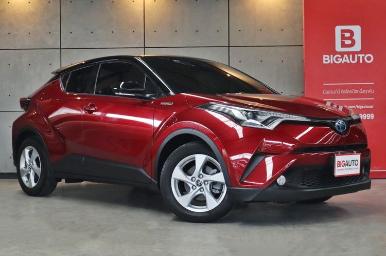 Toyota C-HR 2019 1.8 HV Hi Utility-car เบนซิน ไม่ติดแก๊ส เกียร์อัตโนมัติ แดง