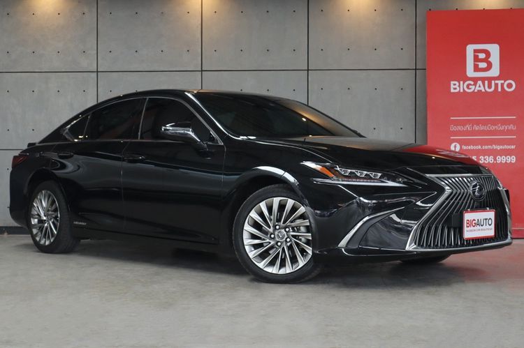 Lexus ES300h 2018 2.5 Premium Sedan ไฮบริด ไม่ติดแก๊ส เกียร์อัตโนมัติ ดำ