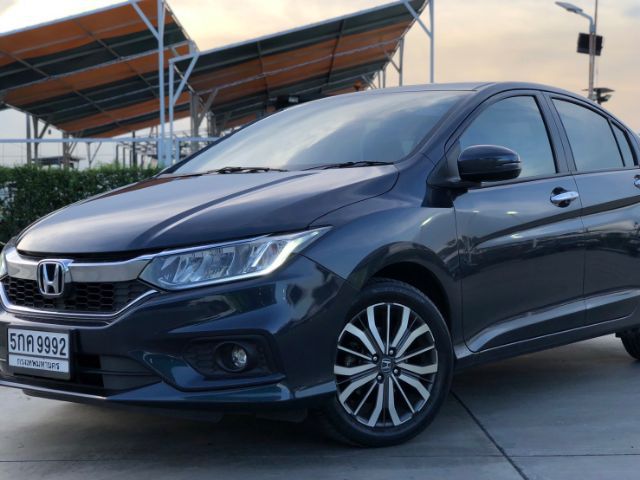 Honda City 2018 1.5 Sv Plus i-VTEC Sedan เบนซิน ไม่ติดแก๊ส เกียร์อัตโนมัติ น้ำเงิน