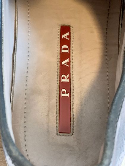 รองเท้า Prada nylon Sneakers Size 8 42 265 มือ2 ของแท้ รูปที่ 10