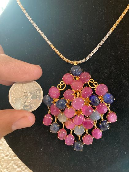 จี้อุบะทับทิม ไพลิน พม่า รูปที่ 3