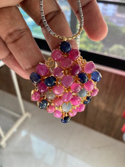 จี้อุบะทับทิม ไพลิน พม่า รูปที่ 4