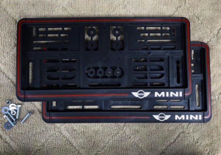  กรอบป้ายทะเบียน MINI Cooper เนื้อพลาสติกABS รูปที่ 3