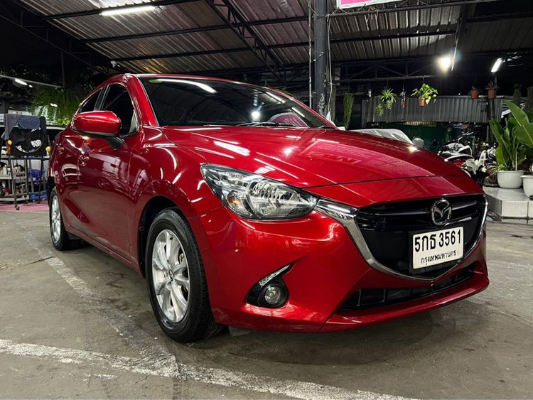Mazda Mazda 2 2016 1.3 High Plus Sedan เบนซิน ไม่ติดแก๊ส เกียร์อัตโนมัติ แดง