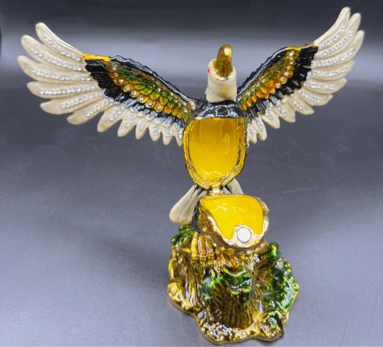 กล่องโลหะใส่ของนกอินทรีย์  งานItaly นำเข้า รูปที่ 12