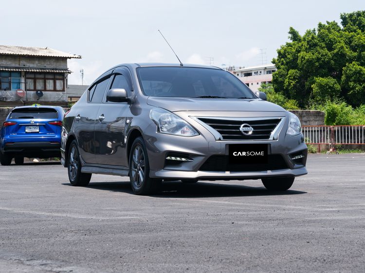 Nissan Almera 2018 1.2 E Sportech Sedan เบนซิน ไม่ติดแก๊ส เกียร์อัตโนมัติ บรอนซ์เงิน