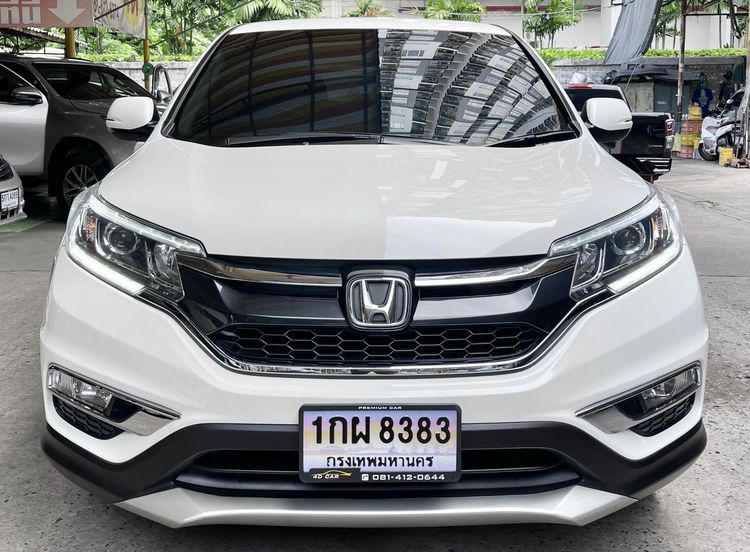 Honda CR-V 2015 2.4 EL 4WD Utility-car เบนซิน ไม่ติดแก๊ส เกียร์อัตโนมัติ ขาว