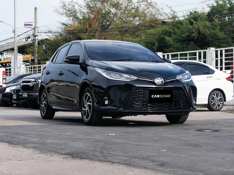 Toyota Yaris 2020 1.2 Sport Premium Sedan เบนซิน เกียร์อัตโนมัติ ดำ