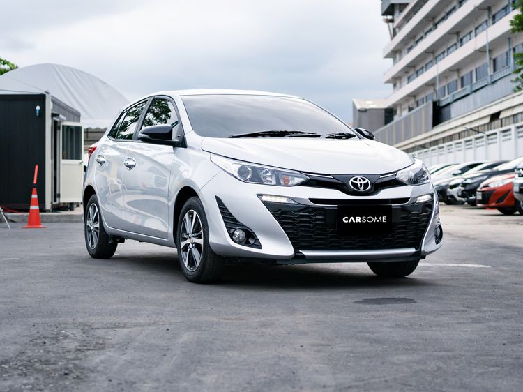 Toyota Yaris 2019 1.2 High Sedan เบนซิน ไม่ติดแก๊ส เกียร์อัตโนมัติ บรอนซ์เงิน รูปที่ 1