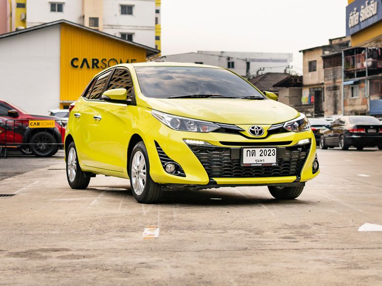 Toyota Yaris 2017 1.2 G Sedan เบนซิน ไม่ติดแก๊ส เกียร์อัตโนมัติ เขียว