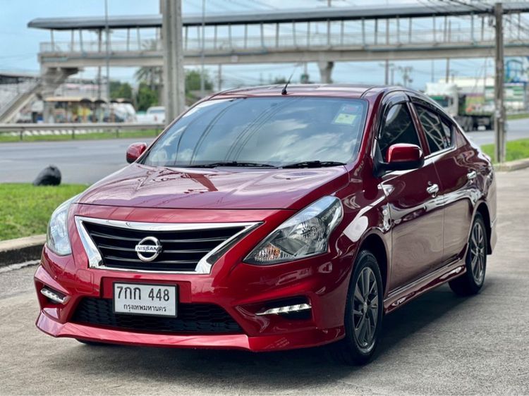 Nissan Almera 2018 1.2 E Sportech Sedan เบนซิน ไม่ติดแก๊ส เกียร์อัตโนมัติ แดง