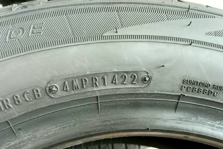ยางใหม่ Dunlop 195 60 15 ปี22 ประกันบวม 2 ปี ใส่ฟรี-ส่งฟรี(เก็บเงินปลายทาง)ชุดละ 6990.-NET รูปที่ 5