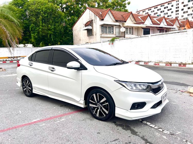 Honda City 2017 1.5 Sv i-VTEC Sedan เบนซิน ไม่ติดแก๊ส เกียร์อัตโนมัติ ขาว