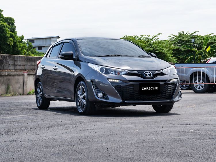Toyota Yaris 2019 1.2 G Plus Sedan เบนซิน ไม่ติดแก๊ส เกียร์อัตโนมัติ เทา