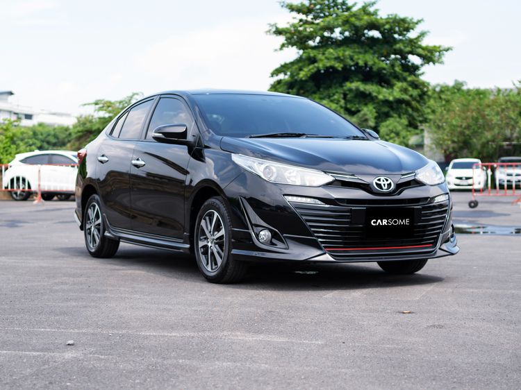 Toyota Yaris ATIV 2019 1.2 High Sedan เบนซิน เกียร์อัตโนมัติ ดำ