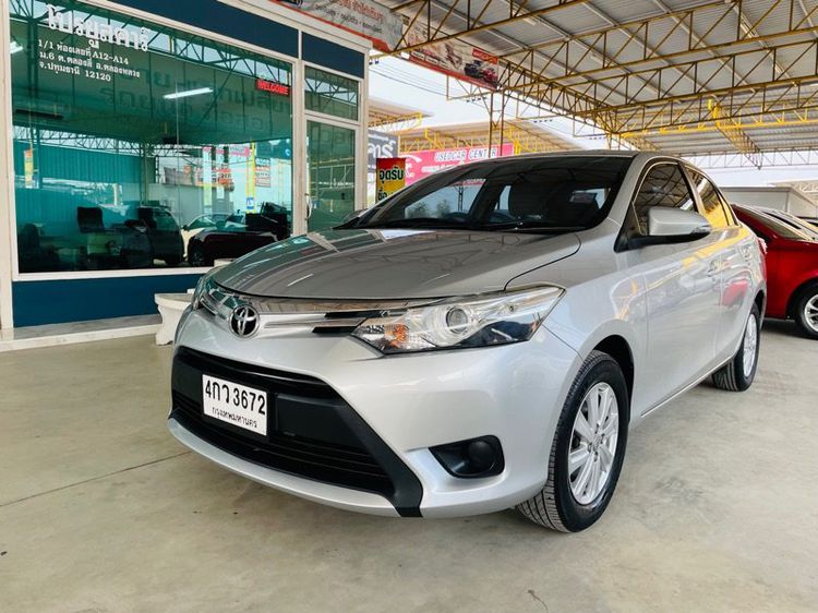 Toyota Vios 2015 1.5 G Sedan เบนซิน ไม่ติดแก๊ส เกียร์อัตโนมัติ บรอนซ์เงิน