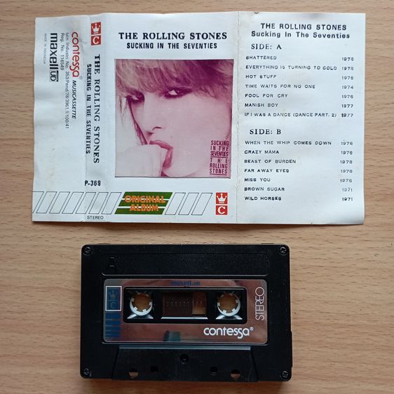The Rolling Stones - Sucking in the Seventies (1981) เทป Cassette รับประกันไม่มีอัดทับ มีส่วนลดของแถม - 0603 รูปที่ 6