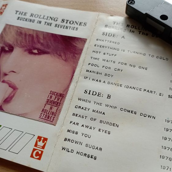 The Rolling Stones - Sucking in the Seventies (1981) เทป Cassette รับประกันไม่มีอัดทับ มีส่วนลดของแถม - 0603 รูปที่ 7