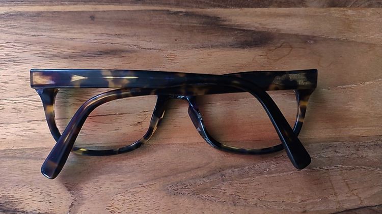 Warby Parker Chilton 200 Tortoise Rectangular Eyeglasses Frames 50-18 142 mm กรอบแว่นของแท้มือสอง เอาไปใส่เลนส์ตามสะดวกครับ ทรง wayrarer ปกต รูปที่ 2