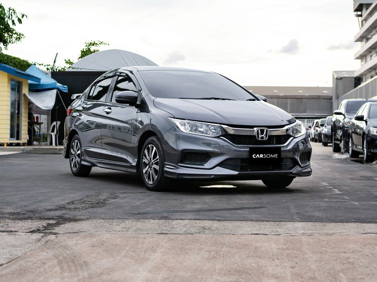 Honda City 2018 1.5 V Plus i-VTEC Sedan เบนซิน เกียร์อัตโนมัติ เทา