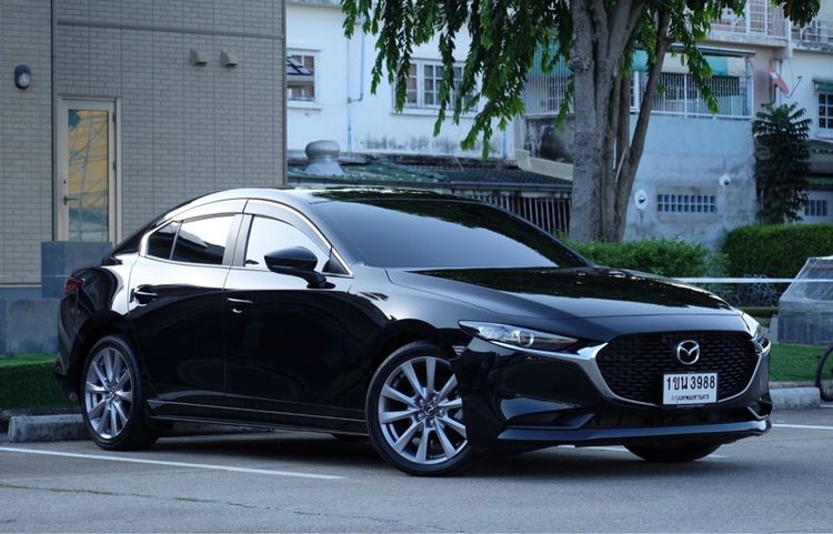 Mazda Mazda3 2019 2.0 S Sedan เบนซิน ไม่ติดแก๊ส เกียร์อัตโนมัติ ดำ