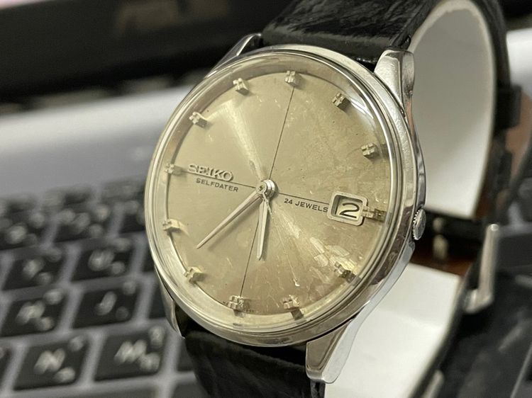 Seiko Self Dater Sealion แมวน้ำm55 Crosshair  รูปที่ 6