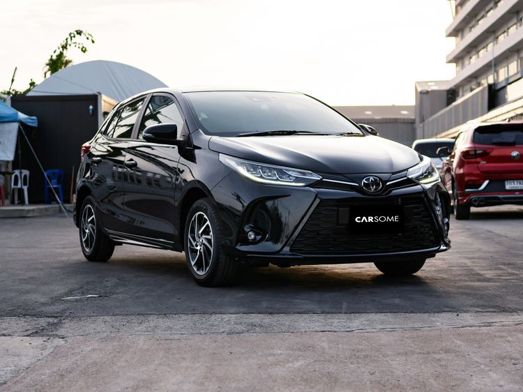 Toyota Yaris 2020 1.2 Sport Premium Sedan เบนซิน เกียร์อัตโนมัติ ดำ รูปที่ 1