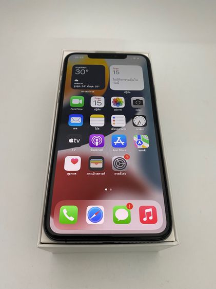 ขาย iPhone 11 Pro Max สีดำ กาไฟท์ 64GB เครื่องศูนย์ไทย model th สภาพสวย ไร้ริ้วรอย สแกนใบหน้า กันน้ำ รีเซ็ตได้ ไม่ติดไอคราว อุปกรณ์แท้ ครบ  รูปที่ 3