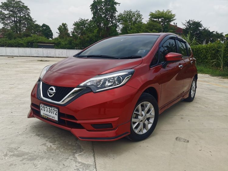 Nissan Note 2019 1.2 V Sedan เบนซิน ไม่ติดแก๊ส เกียร์อัตโนมัติ แดง