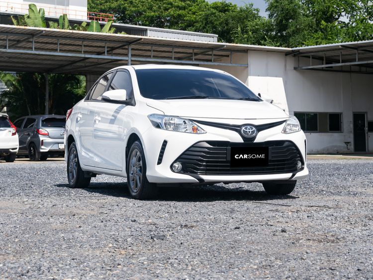 Toyota Vios 2017 1.5 E Sedan เบนซิน เกียร์อัตโนมัติ ขาว