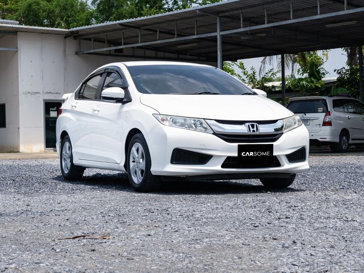 Honda City 2015 1.5 V Sedan เบนซิน เกียร์อัตโนมัติ ขาว