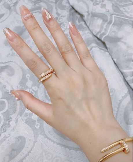 Cubic Zirconia แหวนแฟชั่น รูปงู ปรับได้ เครื่องประดับ สําหรับผู้หญิง คู่รัก ของขวัญ รูปที่ 12