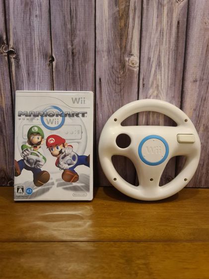 แผ่นเกมเครื่อง Mario kart Wii และ จอยพวงมาลัย Wii ใช้กับเครื่อง Nintendo Wii รูปที่ 2